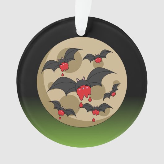 Ketchup Eater Vampire Bats Ornament (voorkant)