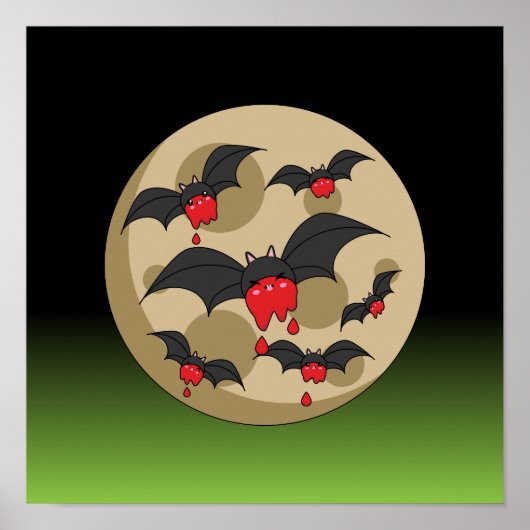 Ketchup Eater Vampire Bats Poster (Voorkant)