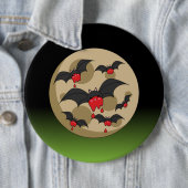 Ketchup Eater Vampire Bats Ronde Button 6,0 Cm (In situ)