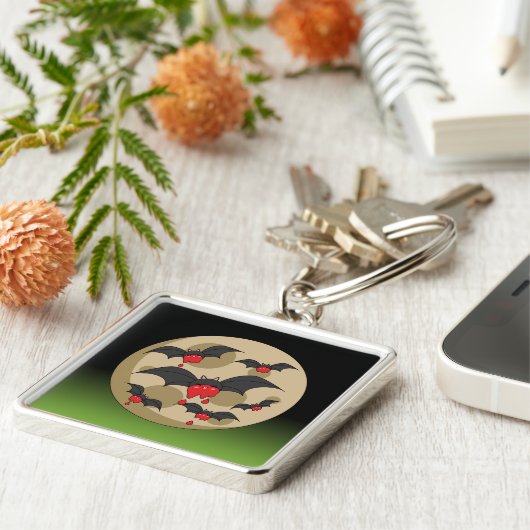 Ketchup Eater Vampire Bats Sleutelhanger (Zijkant)