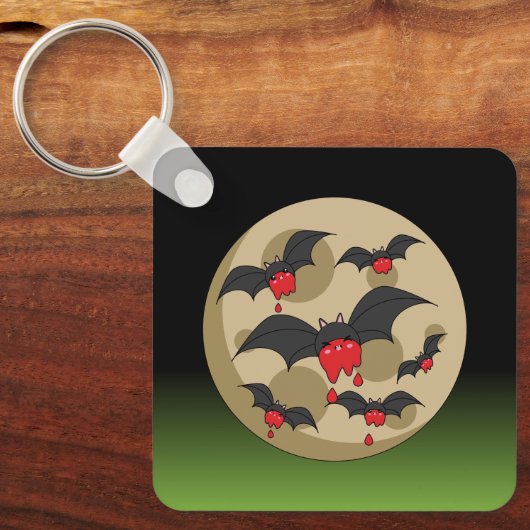 Ketchup Eater Vampire Bats Sleutelhanger (Voorkant)