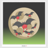 Ketchup Eater Vampire Bats Sticker (Vel)