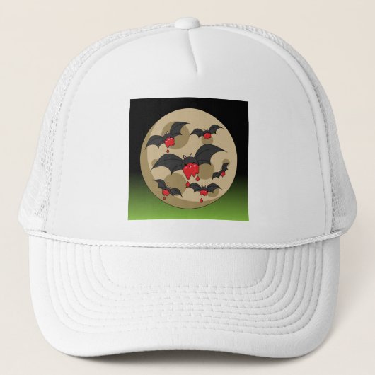 Ketchup Eater Vampire Bats Trucker Pet (Voorkant)