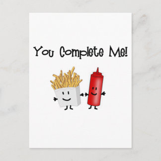 Ketchup en Fries! Briefkaart