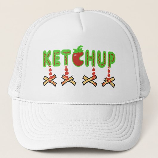 Ketchup en Fries Trucker Pet (Voorkant)