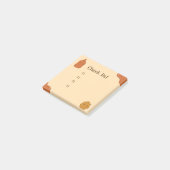 Ketchup en kipnugget  post-it® notes (Schuin)