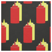 Ketchup en Mustard Stof (Swatch)
