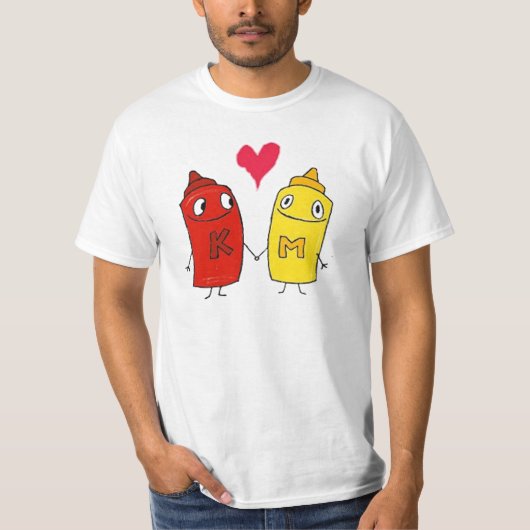 Ketchup en Mustard T-shirt (Voorkant)
