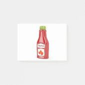 Ketchup-fles Post-it® Notes (Voorkant)