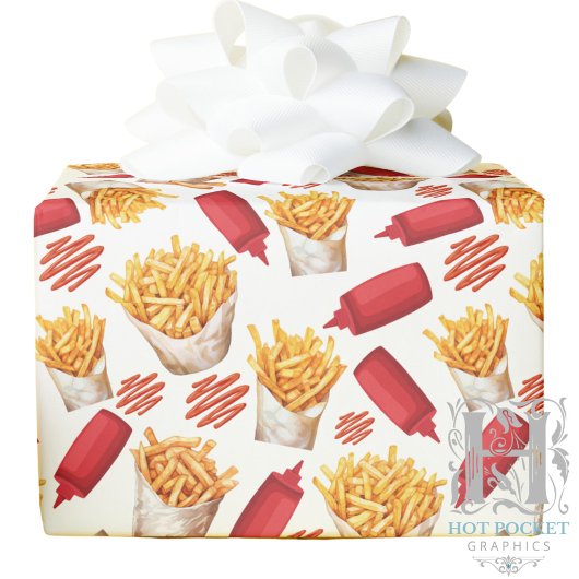 Ketchup & Frieten Inpakpapier