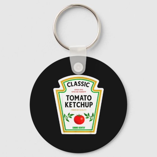 Ketchup Halloween 2024 Costume Matching Mustard Co Sleutelhanger (Voorkant)