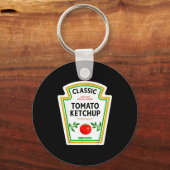 Ketchup Halloween 2024 Costume Matching Mustard Co Sleutelhanger (Voorkant)