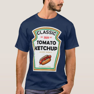 Ketchup Halloween-kostuum Familie Matching Geel M T-shirt
