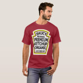 ketchup Hot Packet Halloween Taco Costume T-shirt (Voorkant volledig)