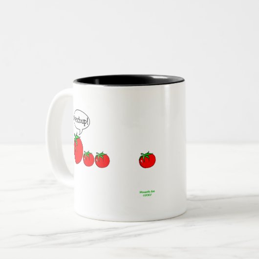 Ketchup Joke Mok (Voorkant links)