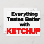 KETCHUP LOVER BRIEFKAART (Voorkant / Achterkant)