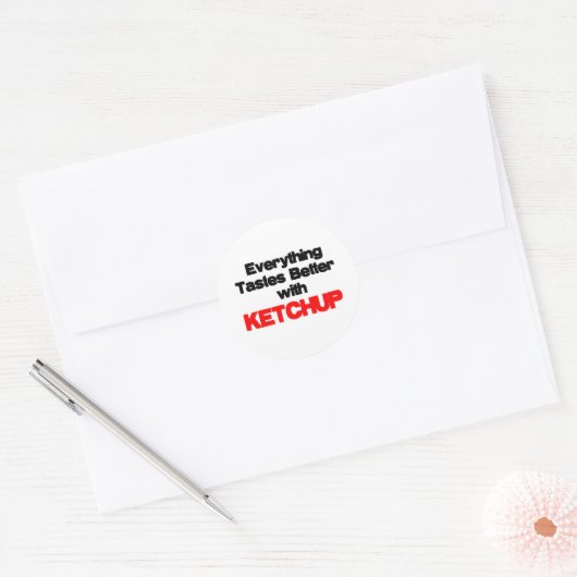 KETCHUP LOVER RONDE STICKER (Envelop)