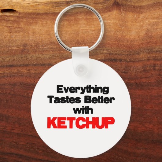 KETCHUP LOVER SLEUTELHANGER (Voorkant)
