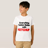 KETCHUP LOVER T-SHIRT (Voorkant volledig)