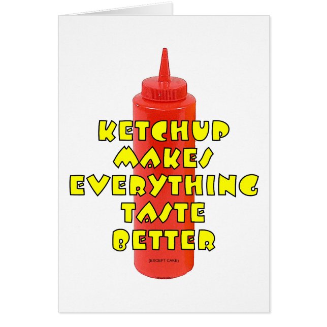 Ketchup maakt alles nog beter (Voorkant)