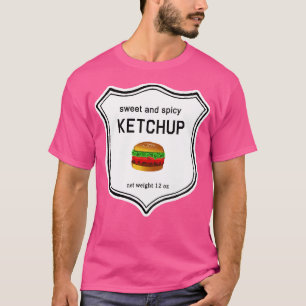 KETCHUP met Hamburger Halloween Kostuum T-shirt