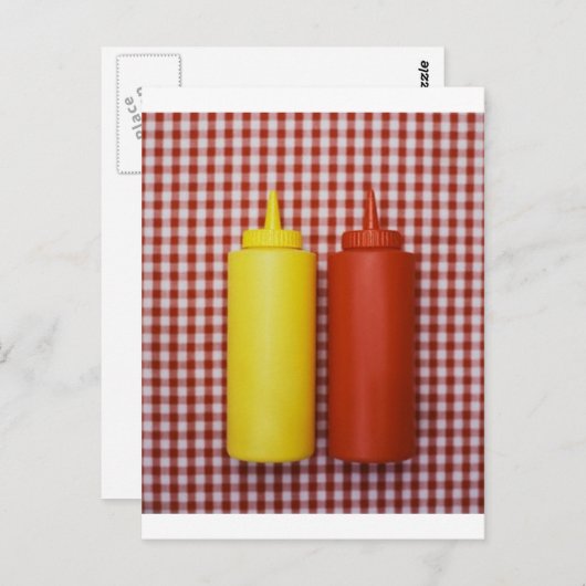 Ketchup & Mosterd Briefkaart (Voorkant / Achterkant)