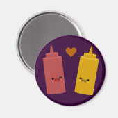 Ketchup & Mustard Friends Magneet (Voorkant / Achterkant)