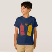 Ketchup & Mustard Friends T-shirt (Voorkant volledig)