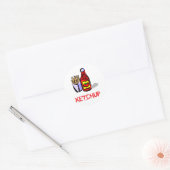 ketchup ronde sticker (Envelop)