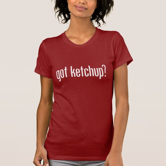 Ketchup White T-shirt (Voorkant)