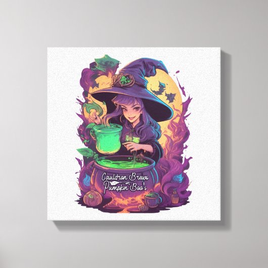 Ketel Brouws Pumpkin Boo�s Sticker Canvas Afdruk (Voorkant)