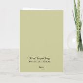 Ketel en Heks Feestdagen Kaart (Achterkant)