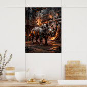 Ketel Rhino Charge Poster (Keuken)