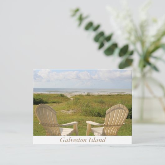 Ketelers op het Briefkaart van Galveston (Staand voorkant)