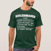 Ketelfabrikant Noun Definition Professional Worker T-shirt (Voorkant)