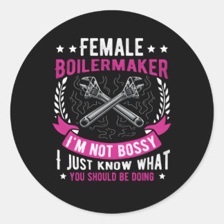 Ketelmaker Boilermaker Union Boilermaker Ronde Sticker