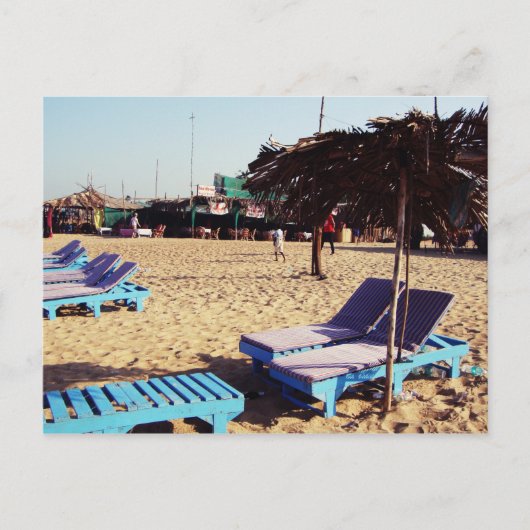 Ketelstoel in Goa India Briefkaart (Voorkant)