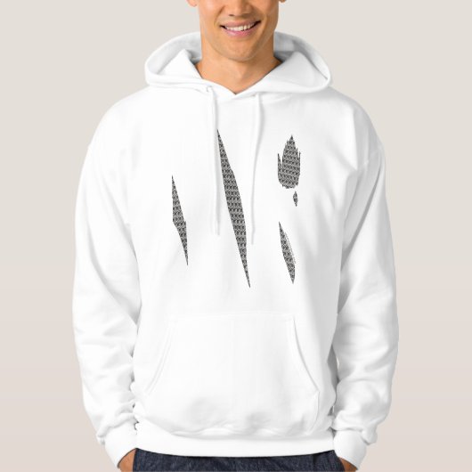keten onder hoodie (Voorkant)