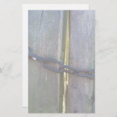 Keten op hout briefpapier (Voorkant / Achterkant)
