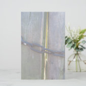 Keten op hout briefpapier (Staand voorkant)