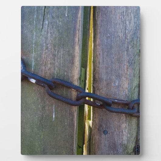 Keten op hout fotoplaat (Voorkant)
