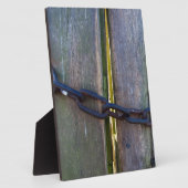 Keten op hout fotoplaat (Zijkant)