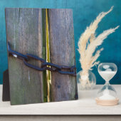 Keten op hout fotoplaat (Zijkant)