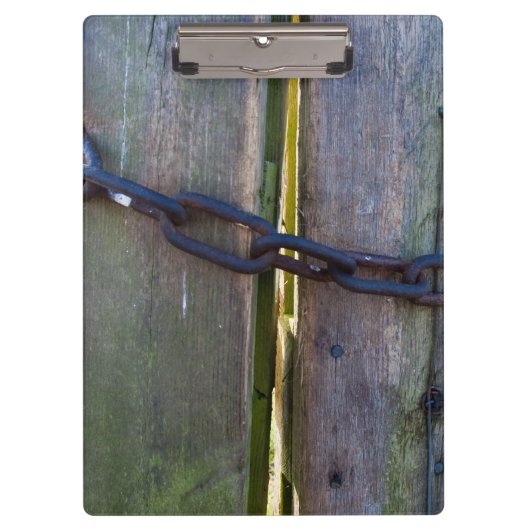 Keten op hout klembord (Voorkant)
