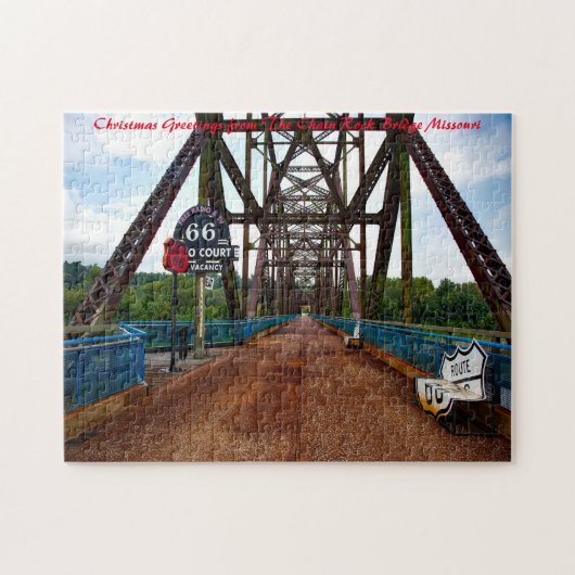 Keten Rocks Bridge Missouri. kerstcadeautjes Legpuzzel (Horizontaal)