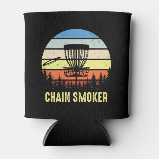 Keten Smoker Disc Golf beste golfcadeaus Blikjeskoeler (Voorkant)