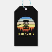 Keten Smoker Disc Golf beste golfcadeaus Cadeaulabel (Voorkant)