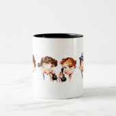 Keten van Gossip 3 Tweekleurige Koffiemok (Center)