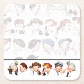 Keten van Gossip 4 Kartonnen Onderzetters (Voorkant)