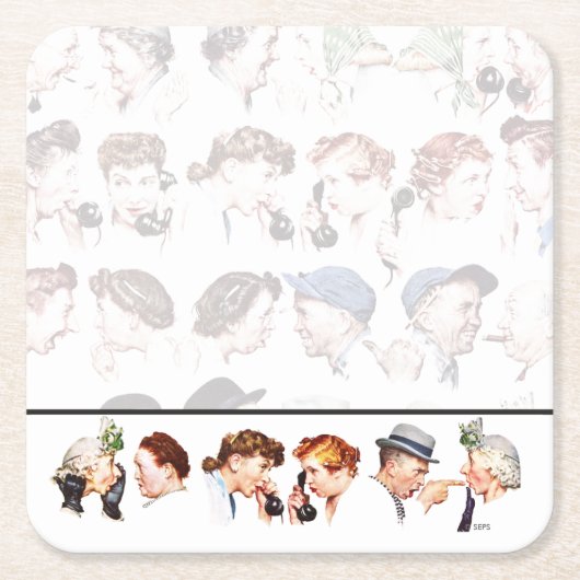 Keten van Gossip 4 Kartonnen Onderzetters (Voorkant)